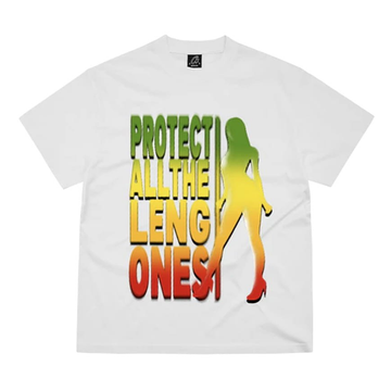 Corteiz Protect all the leng ones Tee 'White Multi'